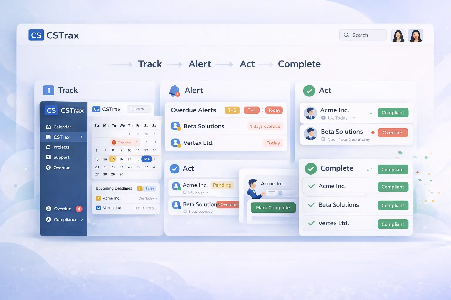 Compliance Deadline Tracking workflow